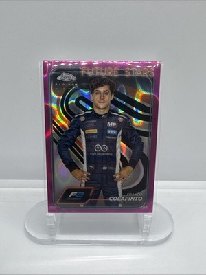 Franco Colapinto 2024 Topps Chrome F1 Fuchsia Lava Refractor Future Stars /225