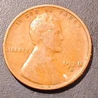 1938-D Lincoln Wheat Cent/Penny US Old Coin Circulated #1
