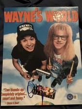 Dana Carvey Wayne’s World Garth signed 8x10 photo Beckett BAS Coa