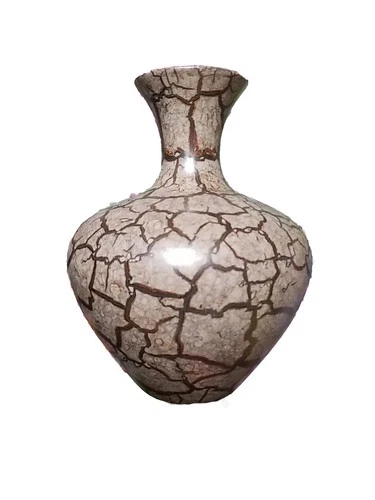 Royal Haeger Safari Glaze 1990s Original Tag Ceramic Art Vase 11in