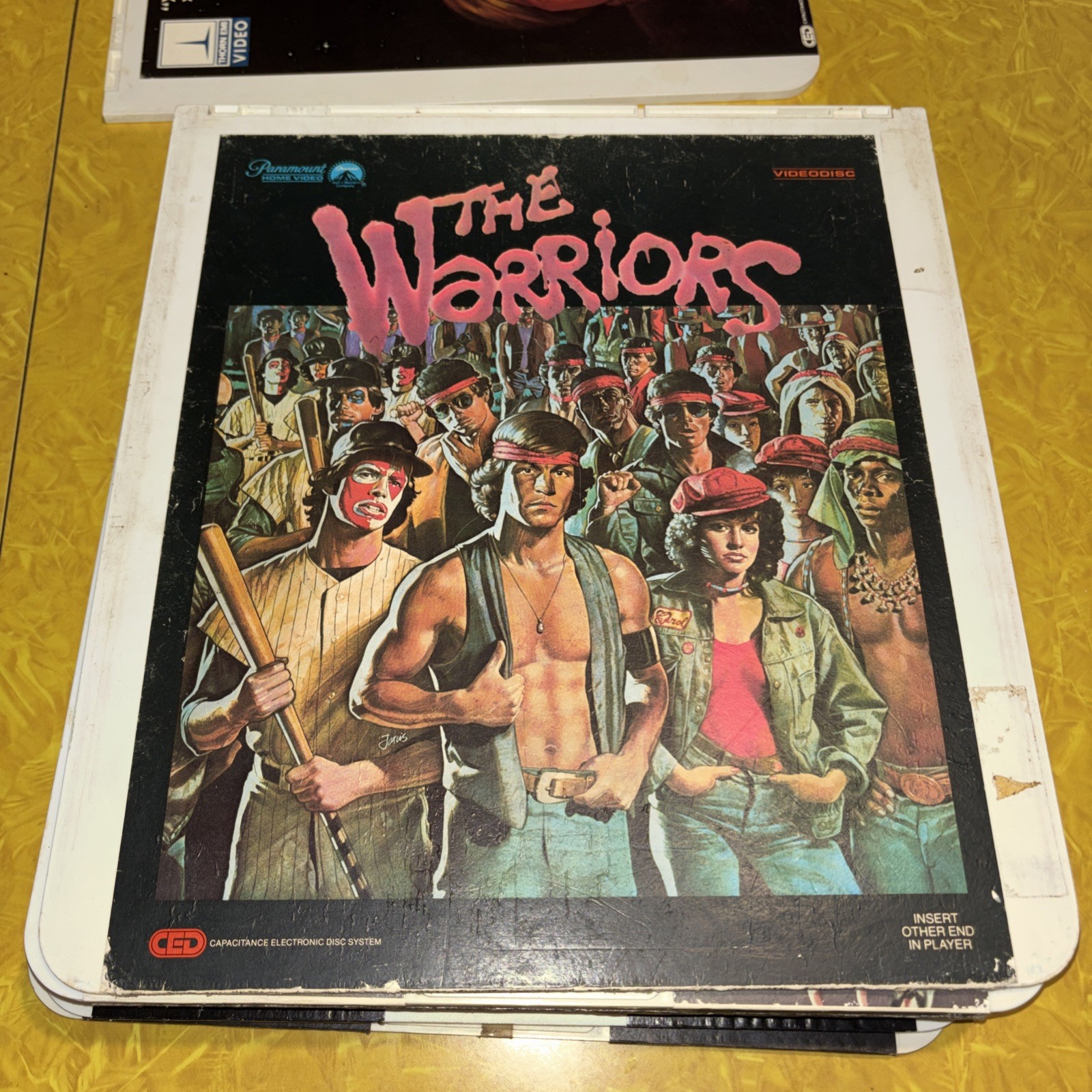 Paramount The Warriors CED Videodisc (1979) R Action/Thriller Walter Hill Cult