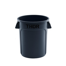 TRUST® Commercial Thor Round Bin Grey