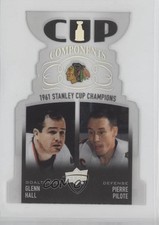 2019-20 Upper Deck Cup Components Glenn Hall Pierre Pilote #CCP-HP HOF 1o3