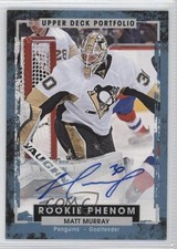 2015-16 Upper Deck Portfolio Rookie Color Photos Auto Matt Murray #223 Auto 2a8