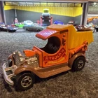 Vintage 1977 Hot Wheels A Truckin' Dumpin' A Truck Orange Ford 🔥Hong Kong🔥