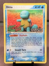 Pokemon TCG Ditto (Squirtle) 40/113 EX Delta Species Reverse Holo Foil Stamped on eBay