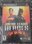 Justice League Heroes PS2 Complete w/ Manual, T-Teen, 2006 NTSC-U/C