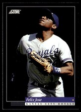 1994 Score Felix Jose Kansas City Royals #433