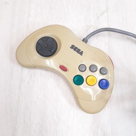 Sega Saturn Console Bundle 2 Controllers 8 Games Tested Japan White HST-3220