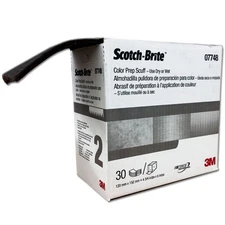 3M 07748 Scotch Brite Color Prep Ultra Fine Gray Scuff Pads Perforated 15' Roll