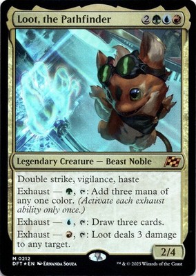 Loot, the Pathfinder FOIL Aetherdrift Magic MTG NM