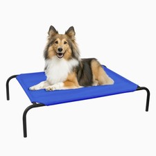 PHYEX Elevated Dog Bed for Medium Dogs, Sturdy Steel Frame, Indoor/Outdoor Cot