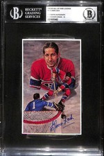 1992-96 Legends Of Hockey 50 Elmer Lach HOF BGS Auto 10 Autograph BAS B101716
