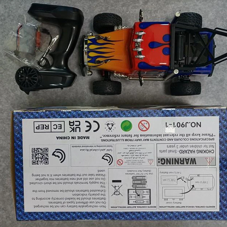 1:16 Hi Speed RC Big Wheel Drift Tow Truck 4X4 Proportional 2.4 Ghz Gife - Image 4 of 4