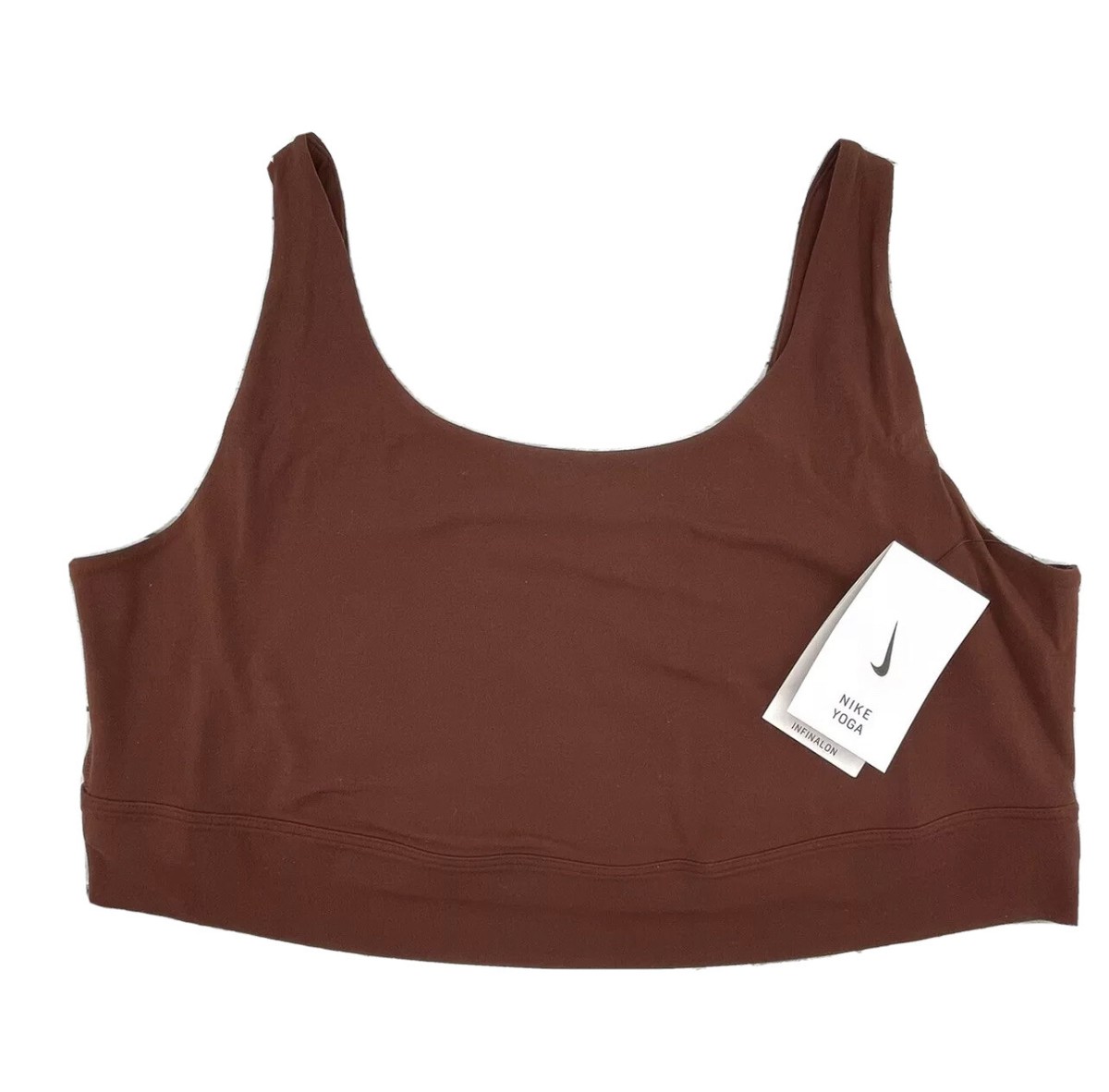 nike yoga luxe women's infinalon cropped tank