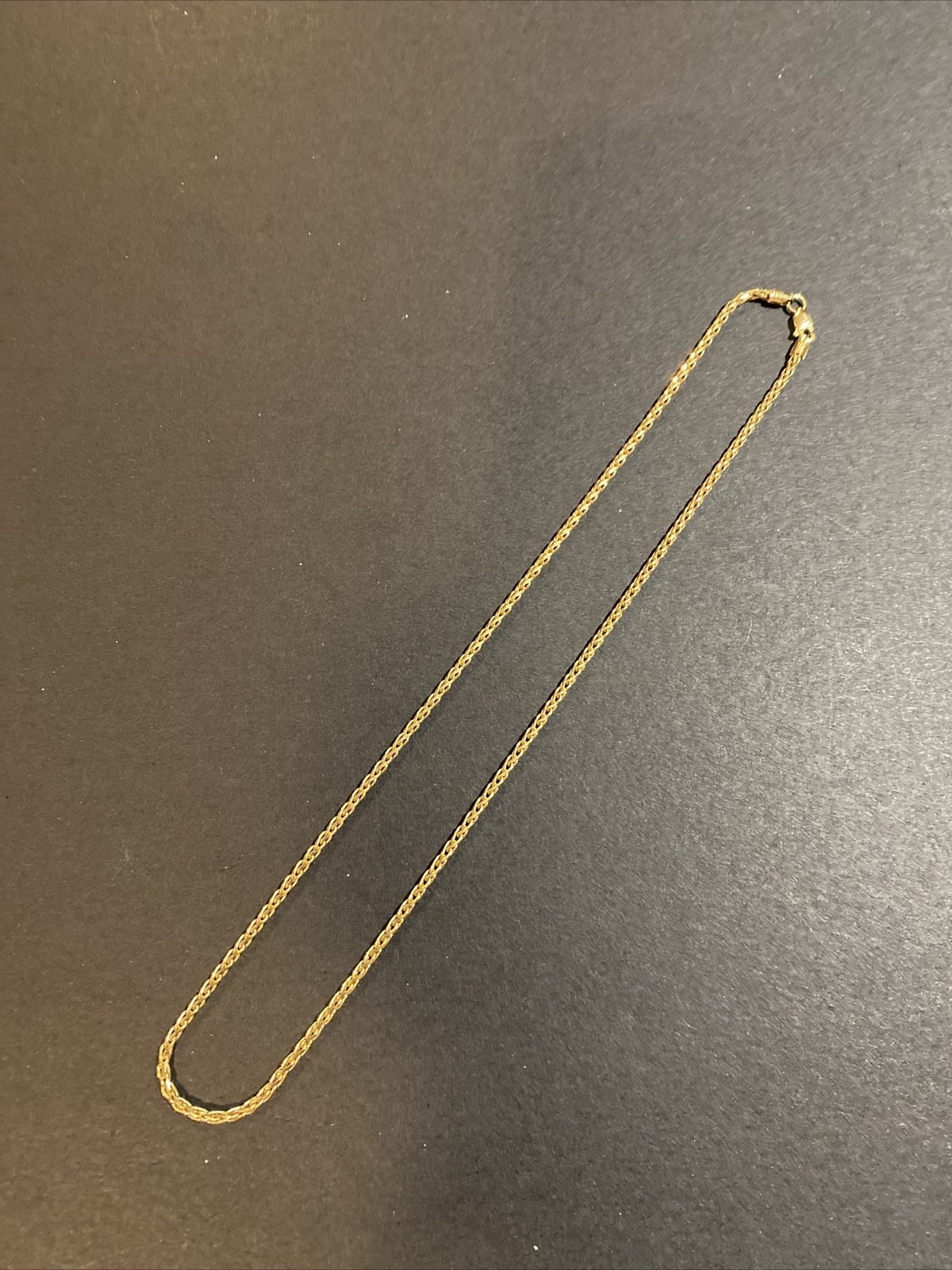 Signed MIDAS 14K Solid Yellow Gold Chain Necklace - image 2