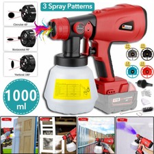 Cordless High Pressure Spray Gun Airless Paint Sprayer For Milwaukee 18V Battery