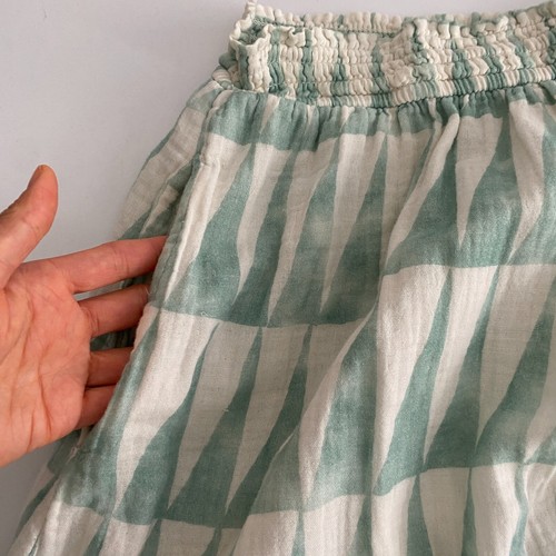 Marine Layer Corinne Maxi Skirt Size XL Pull On Pockets Green Cotton - Picture 9 of 12