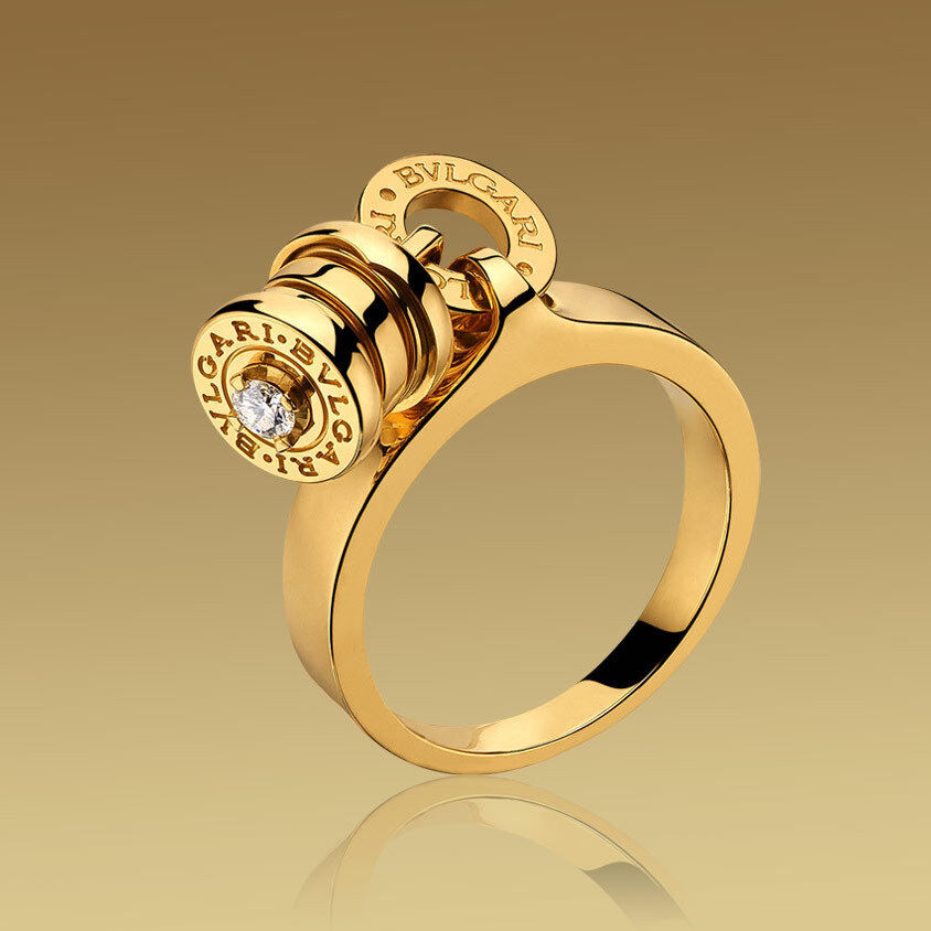 B.zero1 Ring Yellow gold with No Gemstones, Rings