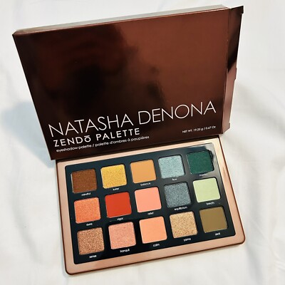 Natasha Denona Zendo   Eyeshadow Palette 15 Shades 19.25g 0.67oz NIB Full Size