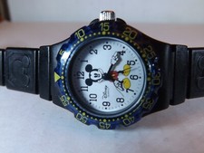 Disney Time Works Womens Vintage Mickey Mouse Watch 4 Bezels Change To -HTF-New