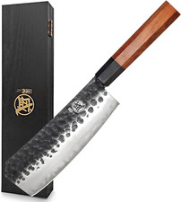 Coltelli da Cucina Professionali Forgiata Mano, Giapponese Coltello Cucina Accia