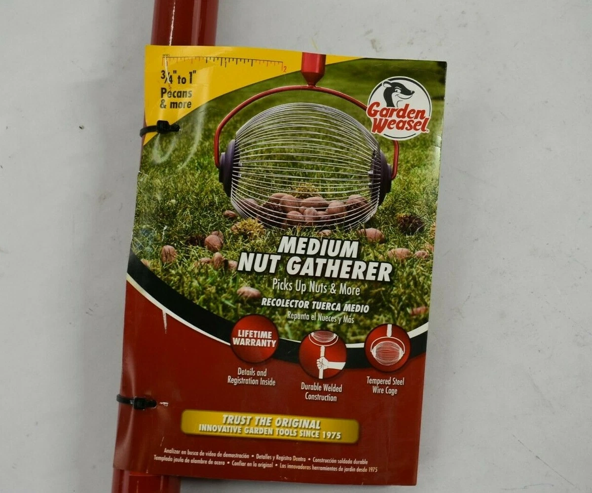 Garden weasel small nut gatherer outlet