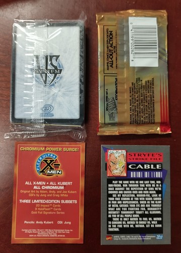 Marvel Fleer Ultra X-Men 1994 1995 Mixed Lot Over 220 Cards + Sealed Pack PROMOS - Picture 5 of 5