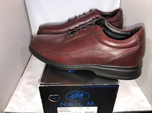 Neil M. 990002 Brown Burgundy Leather Derby Shoes Made in USA Men\'s Size 8 D Neil M Shoes | eBay main image 4