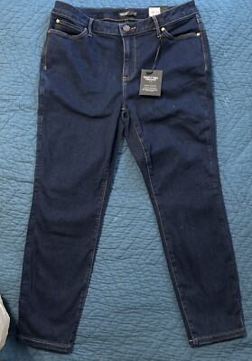 Women Simply Vera Wang Jeans Skinny Mid Rise Stretch SIZE 14 P S | eBay