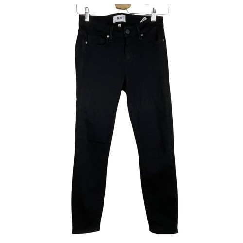 PAIGE Verdugo Crop Jeans Skinny Black 