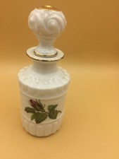 PORCELAINE DE PARIS*FRANCE*FLASCHE*PARF&Uuml;M FLASCHE*FLAKON FLASCHE*ROSENMOTIV*16 C