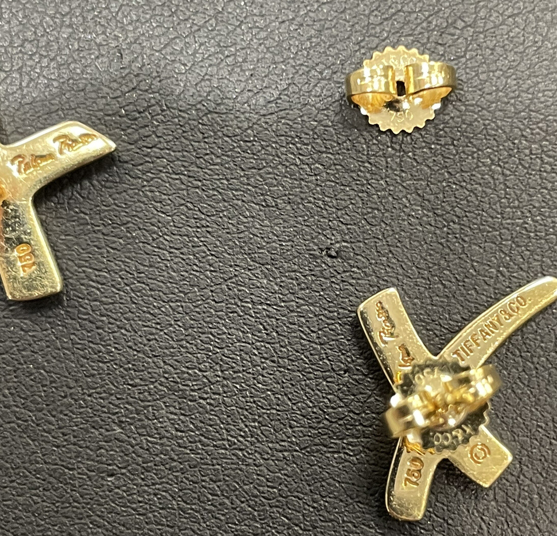 Tiffany & Co. Paloma Picasso 18K Yellow Gold Graffiti X