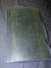 9 Glass Sheets Clear Plates 12" x 6" USED - Smash Them Break Them Love Them 