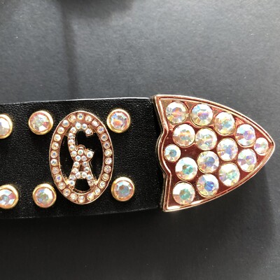 Christine Alexander Chain Belt Black Genuine Leather  display picture 2
