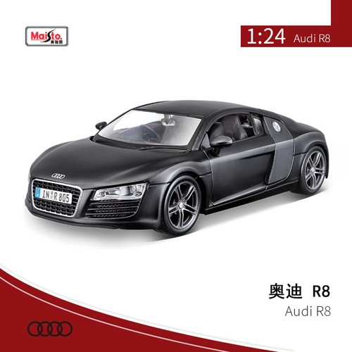 Boy R8 Audi Alloy Model Collection Maisto Metal 1:24 Car Toy Ornaments - Picture 10 of 19