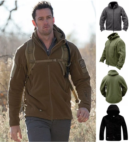 Herren Brandit Teddy fleece Jacke sweatjacke Übergangsjacke Outdoor Winterjacke - Bild 5 von 18