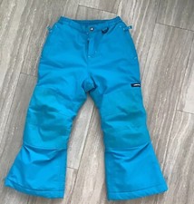 Lands End Snow Ski Pants Kids Size 4 Blue Boys Or Girls EUC