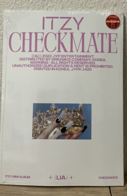   Itzy Mini Album CheckMate -  LIA   (CD, 2022 Exclusive)  SEALED