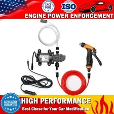 DC 12V Spray Gun 160PSI Electric Electric Car Auto Cleaner Washer Kit Water Pump