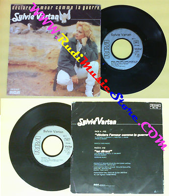 LP 45 7'' SYLVIE VARTAN Declare l'amour like la guerre Live no cd mc dvd