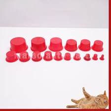 ✅SET 16 Sizes 0.17-1.36 - Auto Parts Round Plastic Tapered Hole Plugs Caplugs!