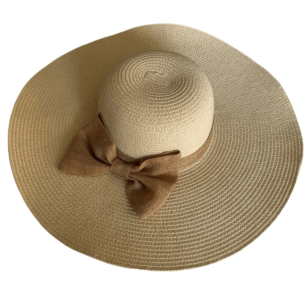 Made in Italy Straw Hat by AQUA Talia Aqua Italian Straw Sun Hat | Uno Alla Volta main image 2