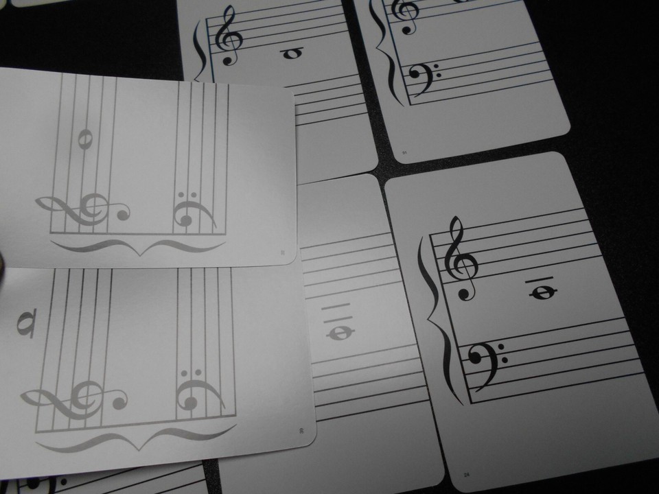 Pokemon Music Musical Note Card x12 Togepi Jigglypuff Clefairy etc ...