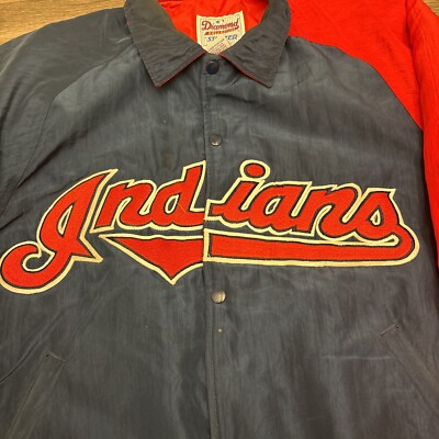 Vintage Starter Diamond Collection Cleveland Indians MLB Bomber