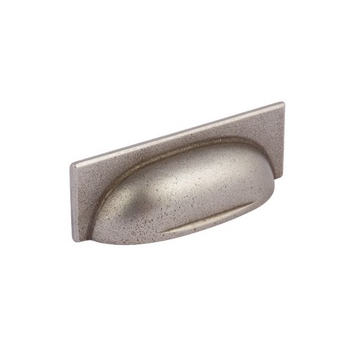 'Halifax' Natural Iron Kitchen / Wardrobe Cupboard Door Cup Handle 96mm