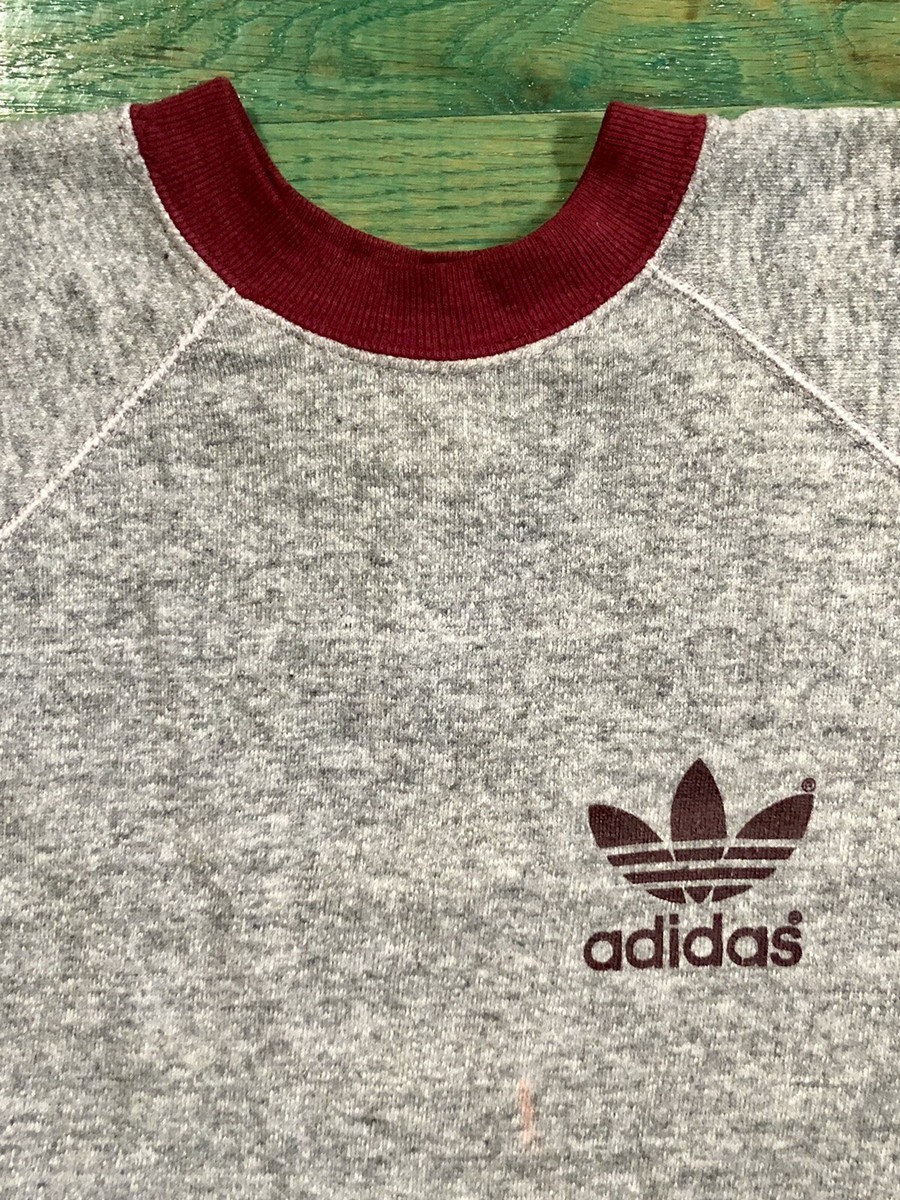 Vintage 70s Adidas Sweatshirt Trefoil TriBlend Raglan Vintage 70s Adidas Sweatshirt Trefoil TriBlend Raglan