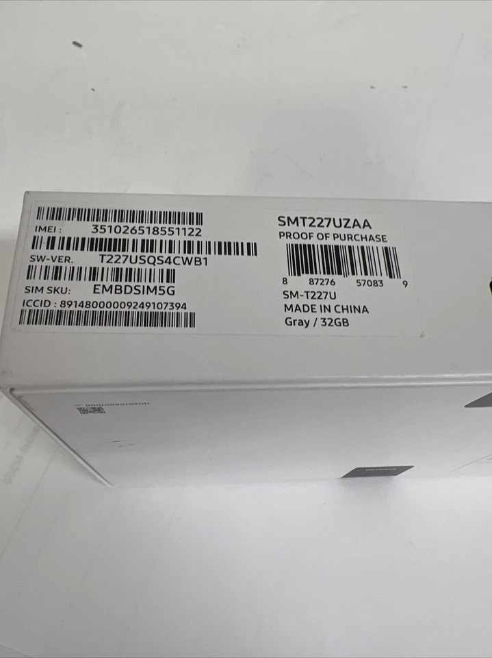 Samsung Galaxy Tab A7 Lite SM-T227U 32GB Wi-Fi + 4G 8.7-Dark Gray T-Mobile At&t - Image 3 of 4