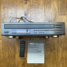 Yamaha CD Changer Player 5 Disc CDC-645 Natural Sound Black Remote And Manual