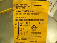 Turck S4623781 - BIM-INR-AP6X-0.2M-PSG 3M W/M PROXIMITY SWITCH 10-30VDC 200MA